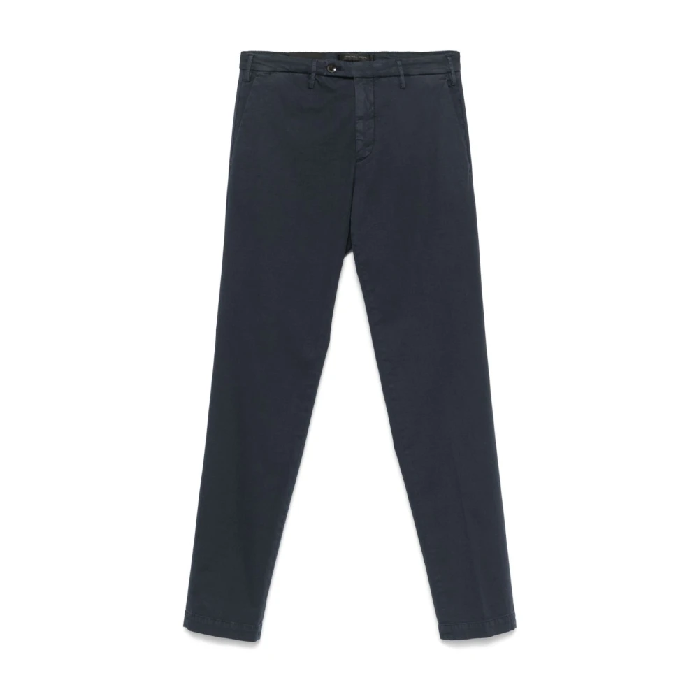 Michael Coal Blauwe Broek met Verborgen Rits Blue Heren