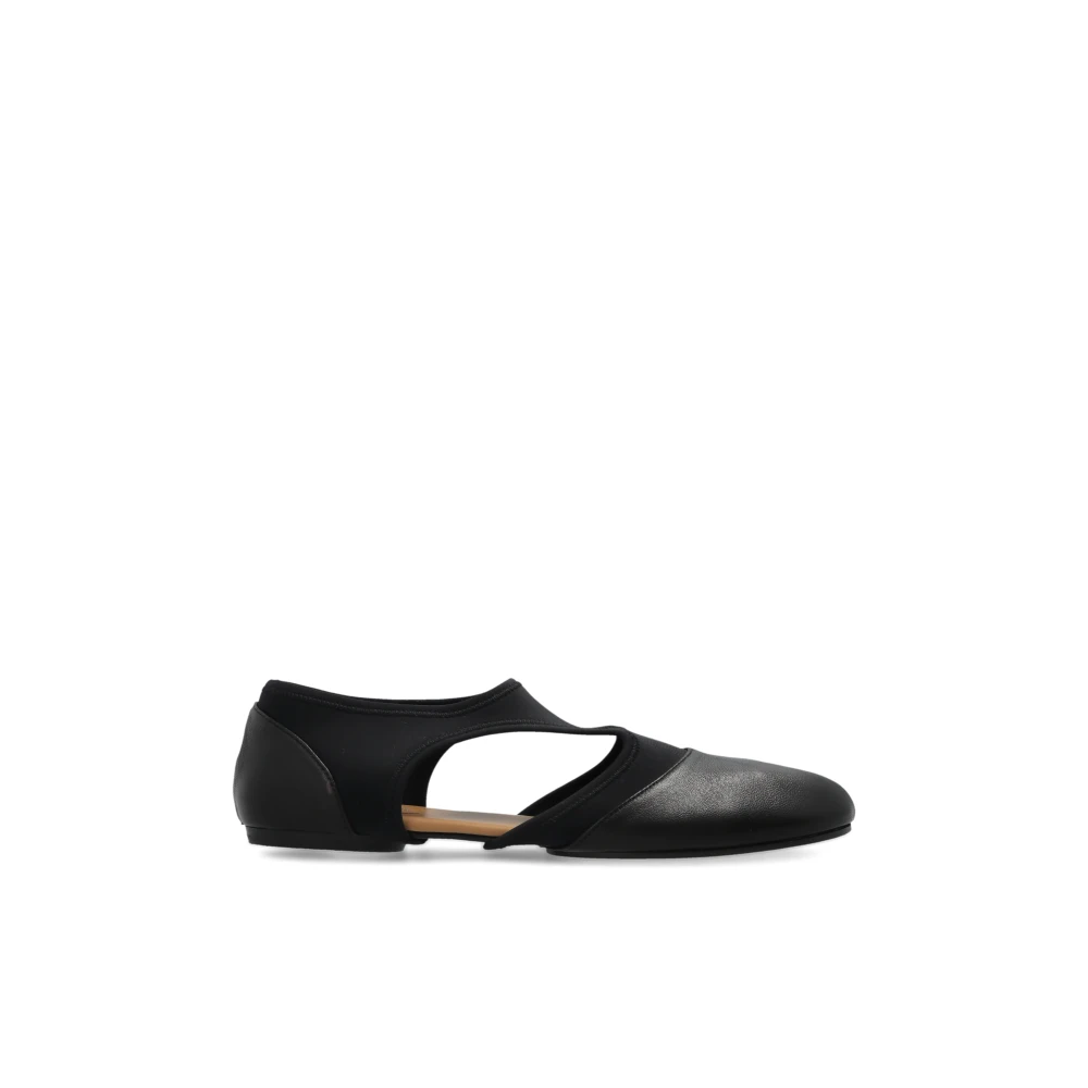 Maison Margiela Women's Black Tabi Calfskin Ballerinas