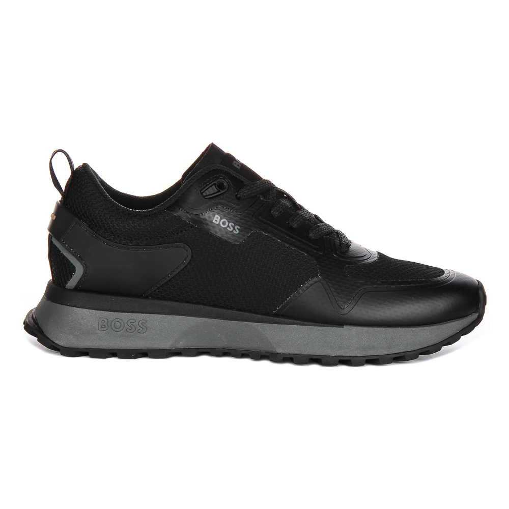 Hugo Men's Black Mesh Runner Trainers - Sneakers - 11 Uk - Shoes