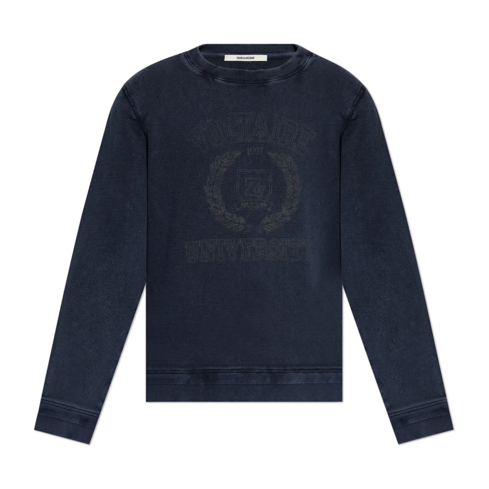 Zadig & Voltaire Sweatshirt Stony Blue Heren