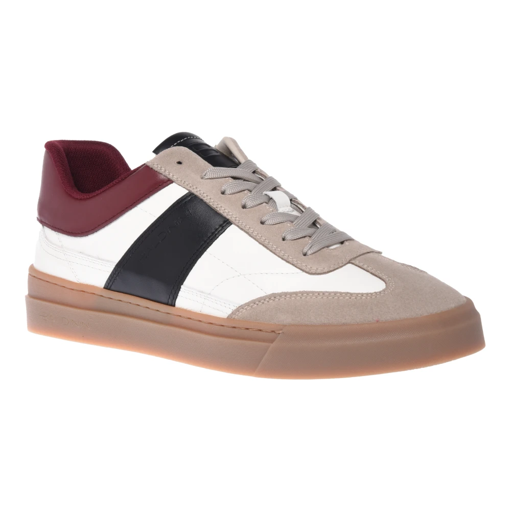 Baldinini Trainers in taupe and white leather and suede Multicolor, Herr