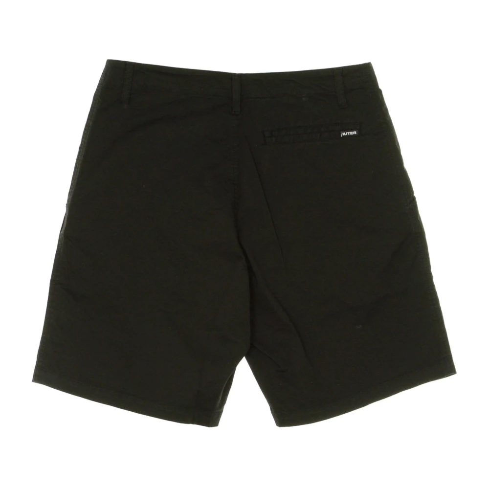 Iuter Zwarte Citizen Shorts Skipper voor Mannen Black Heren