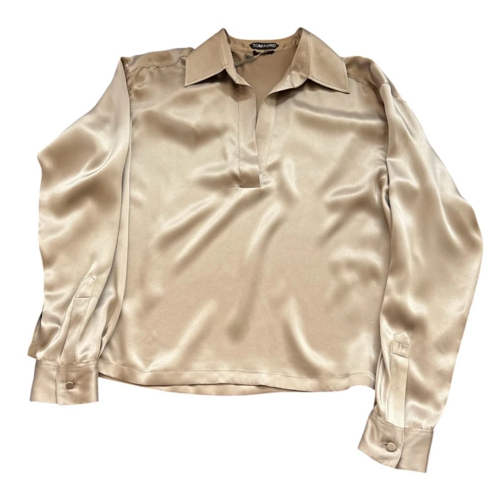 Tom Ford , Damen, Blusen & Hemden, Gelb, Xs