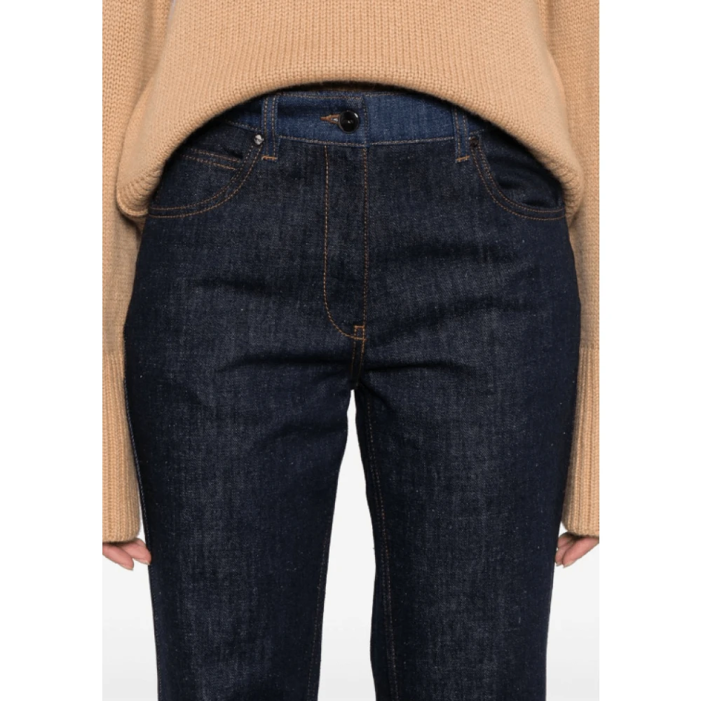 Fendi Tweekleurige spijkerbroek Blue Dames