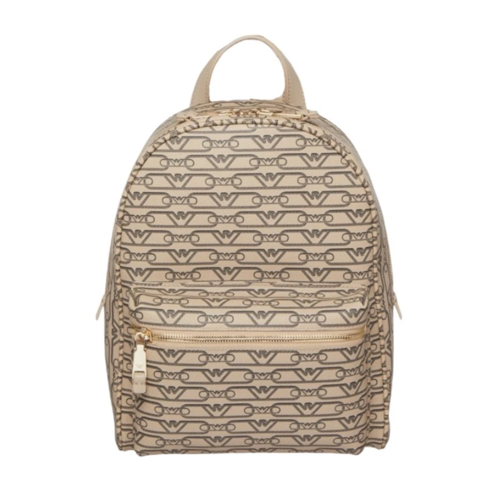 Emporio Armani Vrouw Beige Tassen Dames, One Size, Rugzakken Van