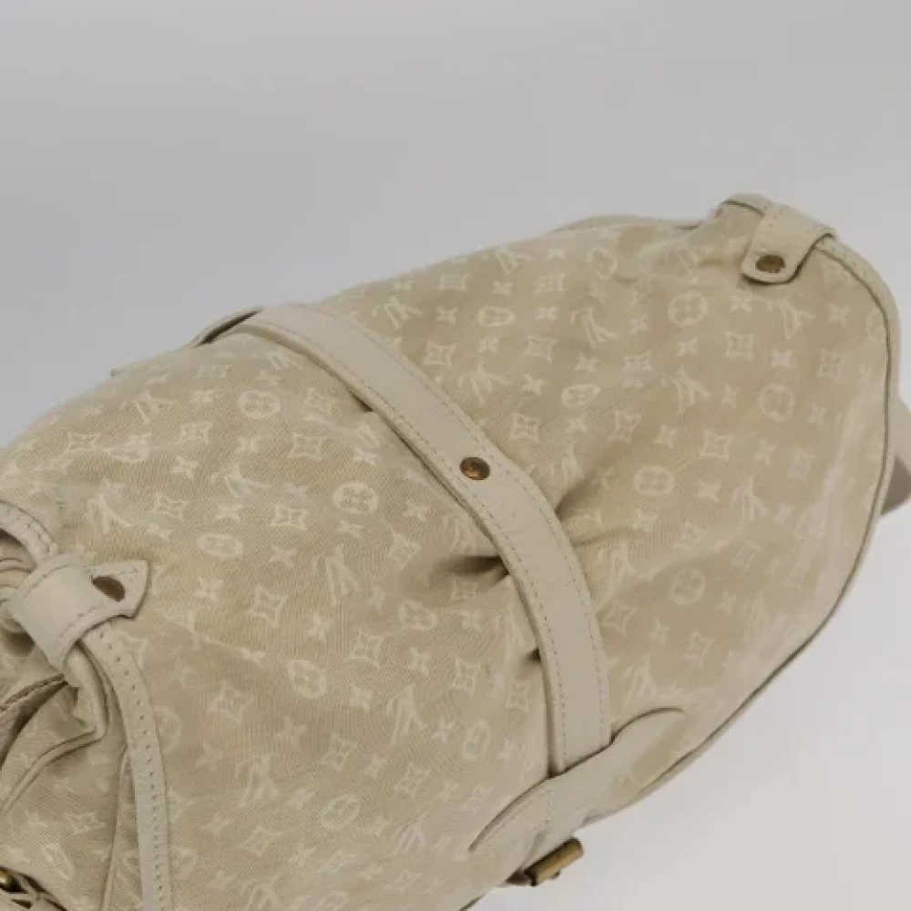 Louis Vuitton Vintage Pre-owned Canvas shoulder-bags Beige Dames