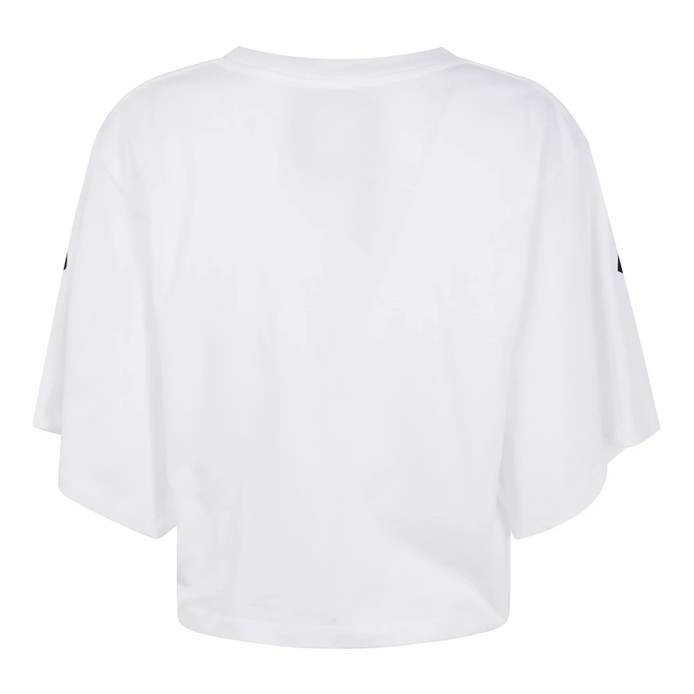 N21 Casual Jersey T-shirt White Dames