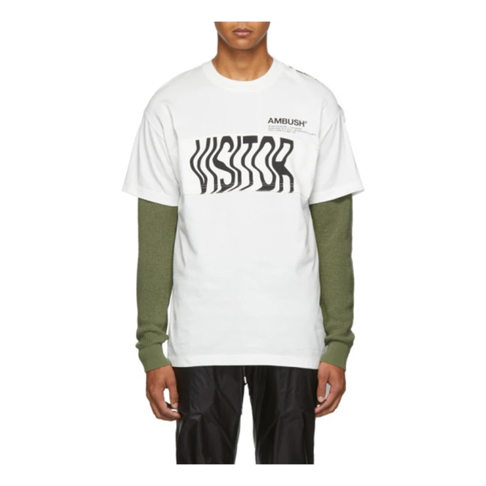 Ambush Witte Cape T-shirt voor heren White Heren