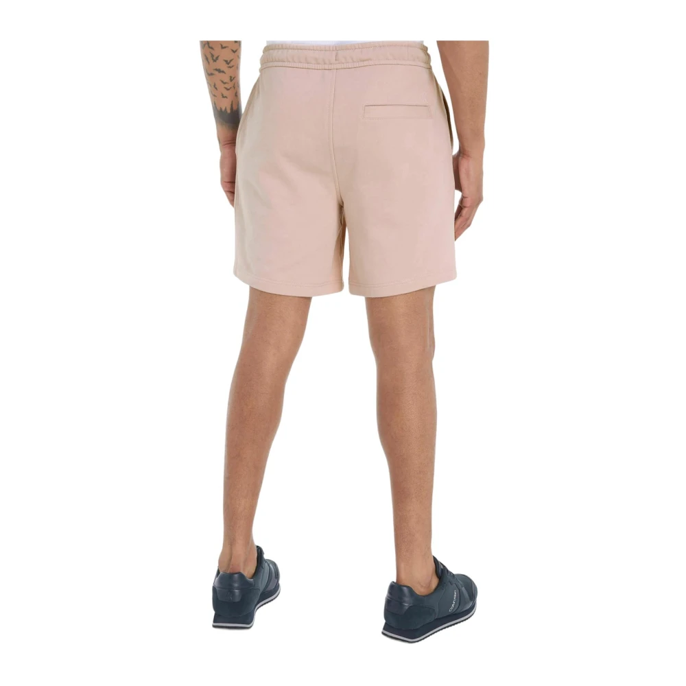 Calvin Klein Roze Institutionele Bermuda Shorts Pink Heren