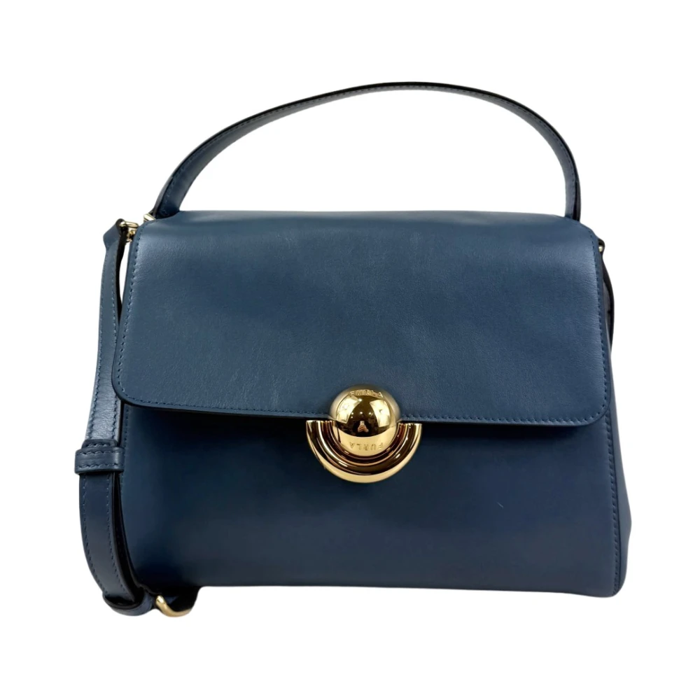 Furla Vrouw Blauw Tassen Dames, One Size, Domus S Handtas