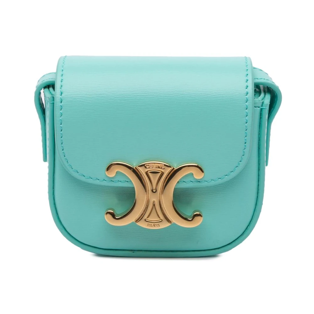 Celine Vintage Women's Blue Pre-Owned Celine Mini Crossbody Bag