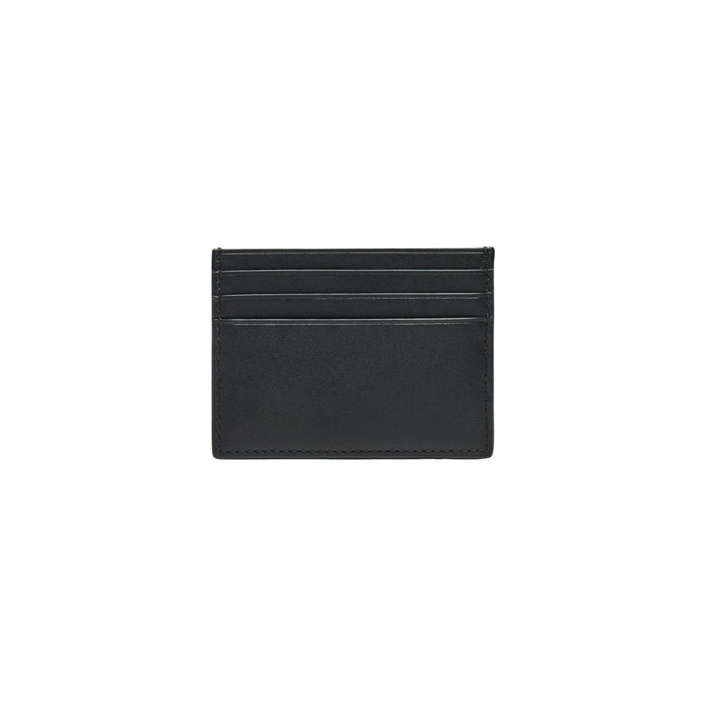 Calvin Klein Zwarte leren herenportemonnee herfst winter Black Heren