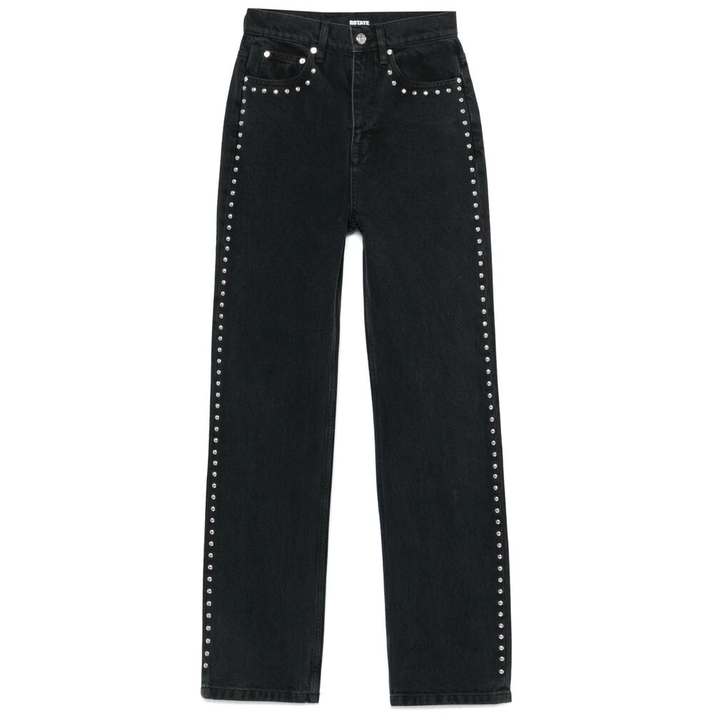 Rotate Birger Christensen Donkergrijze Straight Jeans Gray Dames