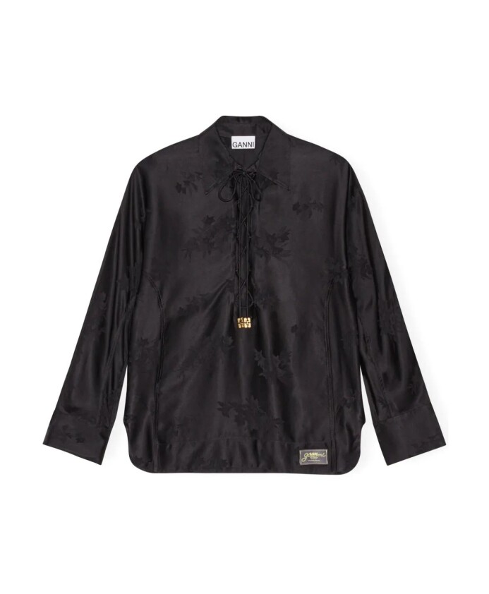 satin-jacquard-tie-string-raglan-shirt