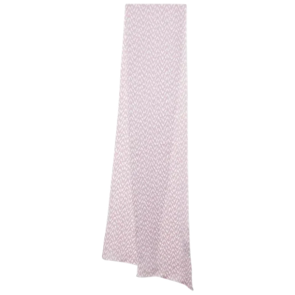 Missoni Pre-owned Silk scarves Purple Dames