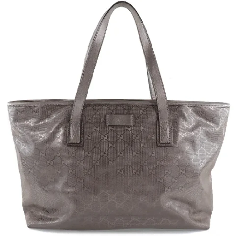 Gucci Vintage Pre-owned Fabric handbags Gray Dames