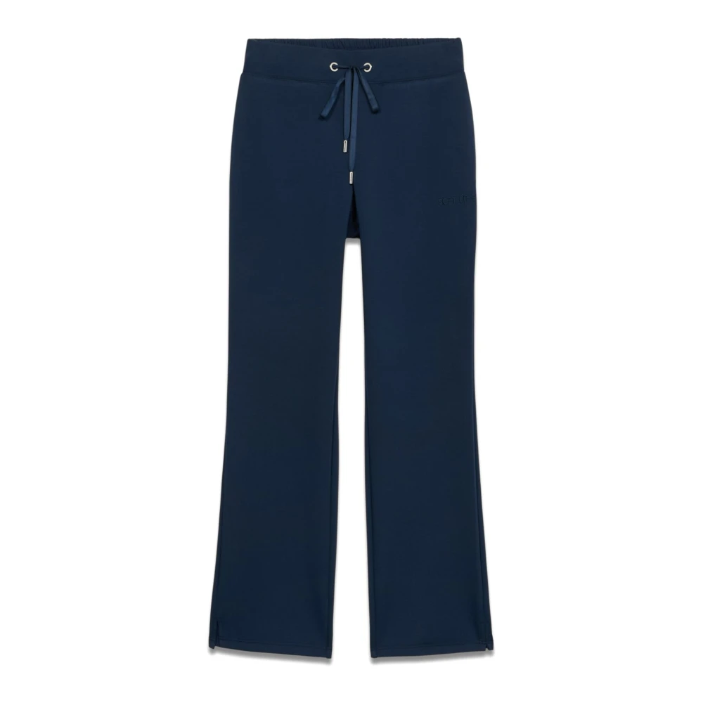 Oltre Zachte joggingbroek met trekkoord Blue Dames