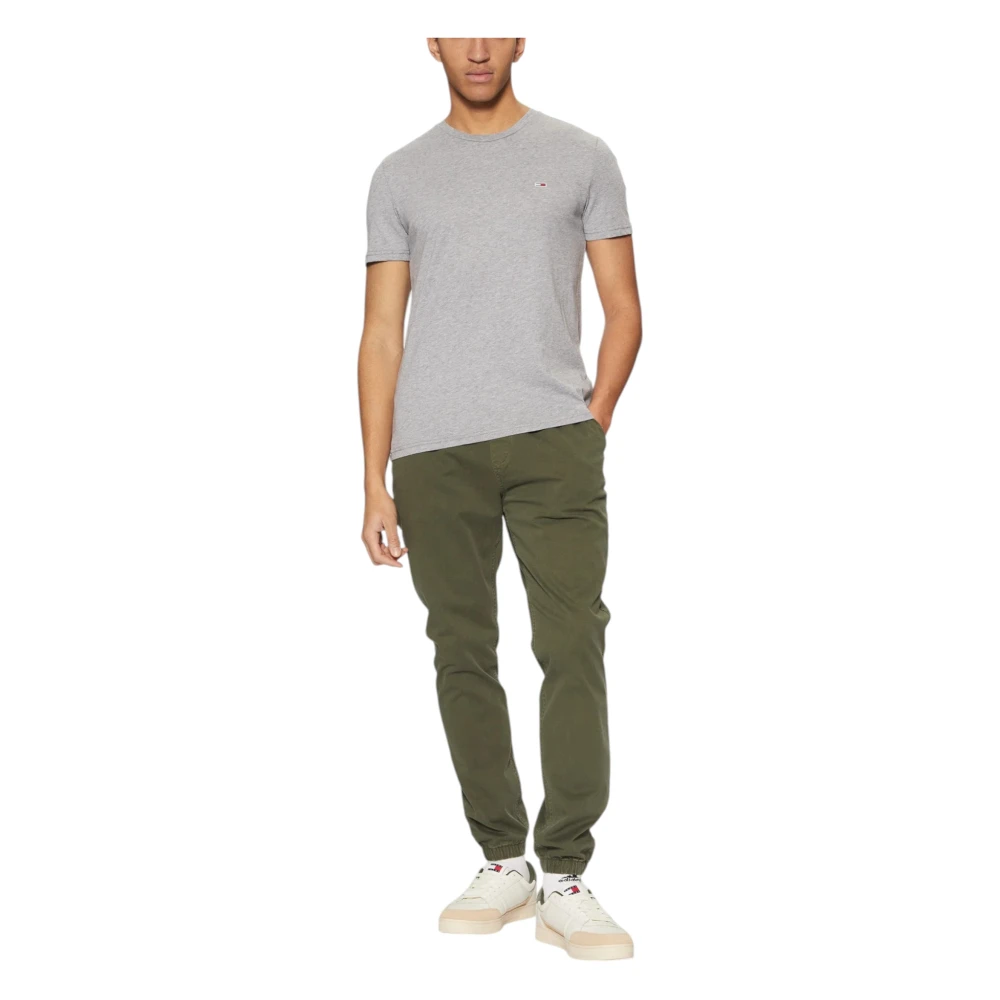 Tommy Jeans Comfortabele Herenbroek Lente Zomer Collectie Green Heren