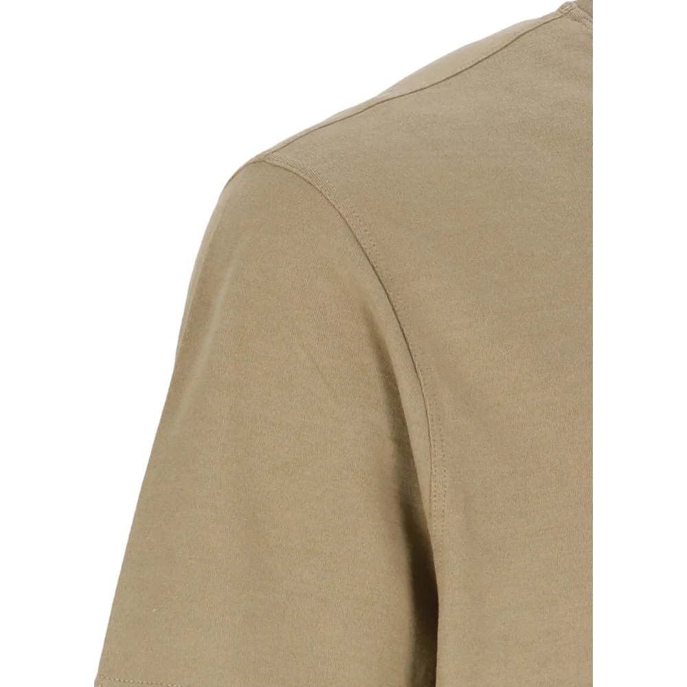 Zanone Groene Katoenen T-shirt en Polo Green Heren