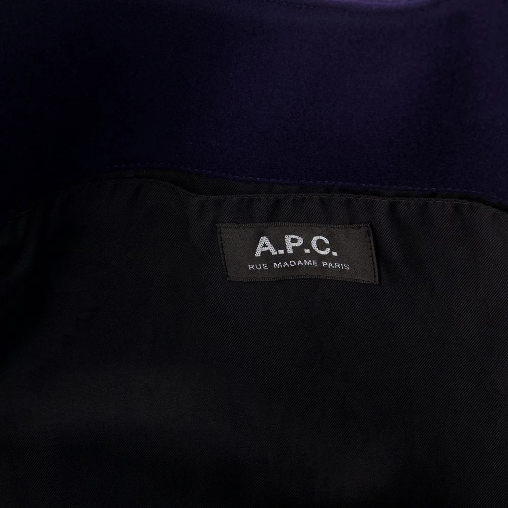 A.p.c. Blauwe Wollen Tote Tas Ninon Blue Dames