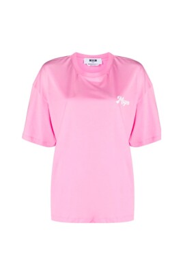 t-shirt-femme-rose-en-coton