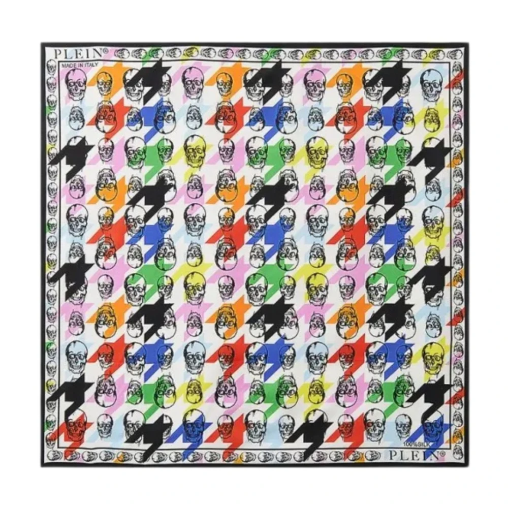 Philipp Plein Multicolor Sjaal met All-Over Print Multicolor Unisex