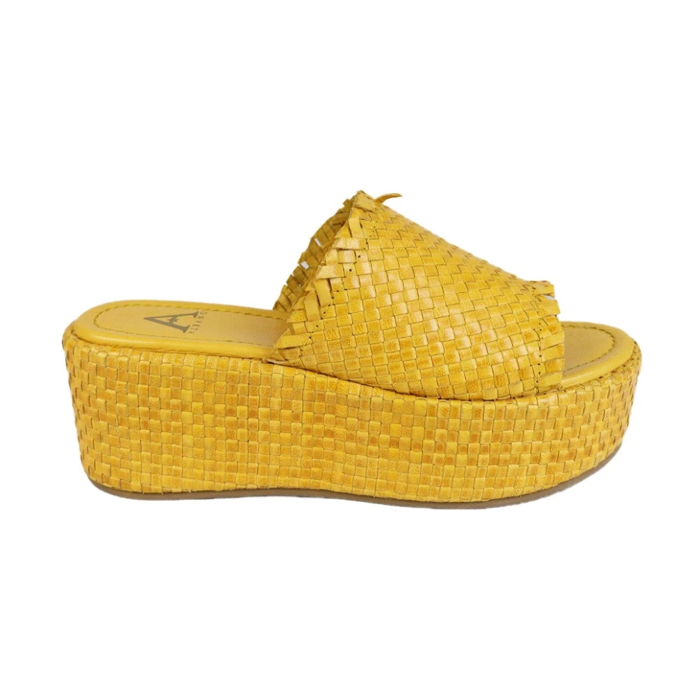 Albano Wedges Yellow Dames