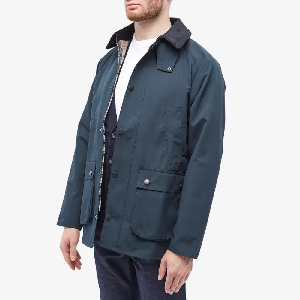 Barbour Casual jas in Navy Sage Green Blue Heren
