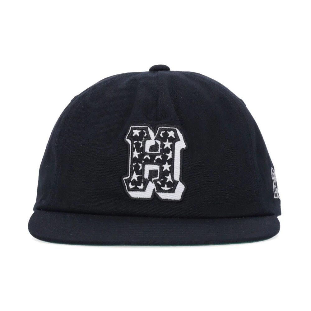 HUF Platte klep pet zwart katoen Black Heren