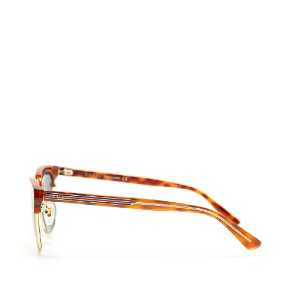 Gucci Vintage Pre-owned Plastic sunglasses Brown Dames