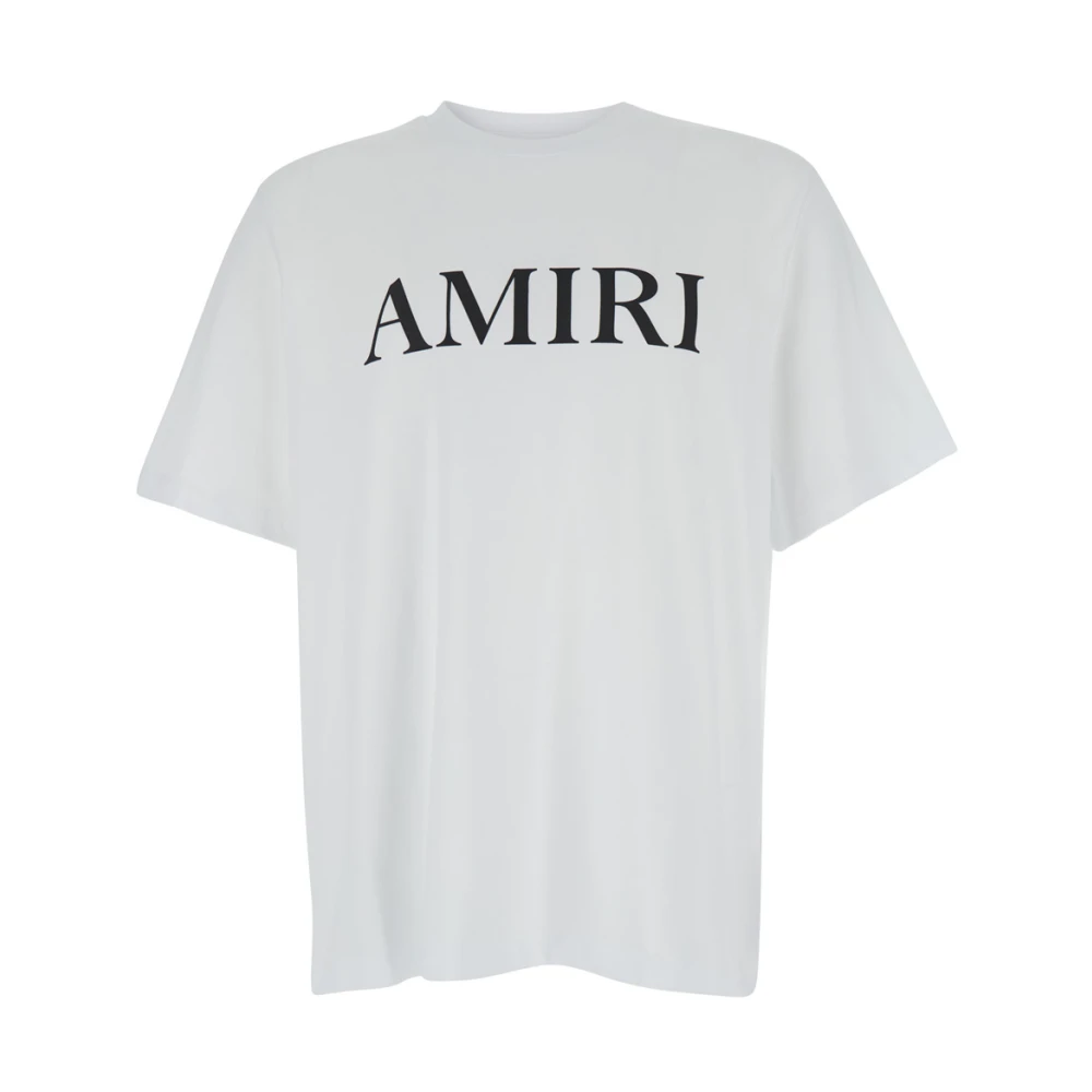Amiri Kern Logo Tee Wit White Heren