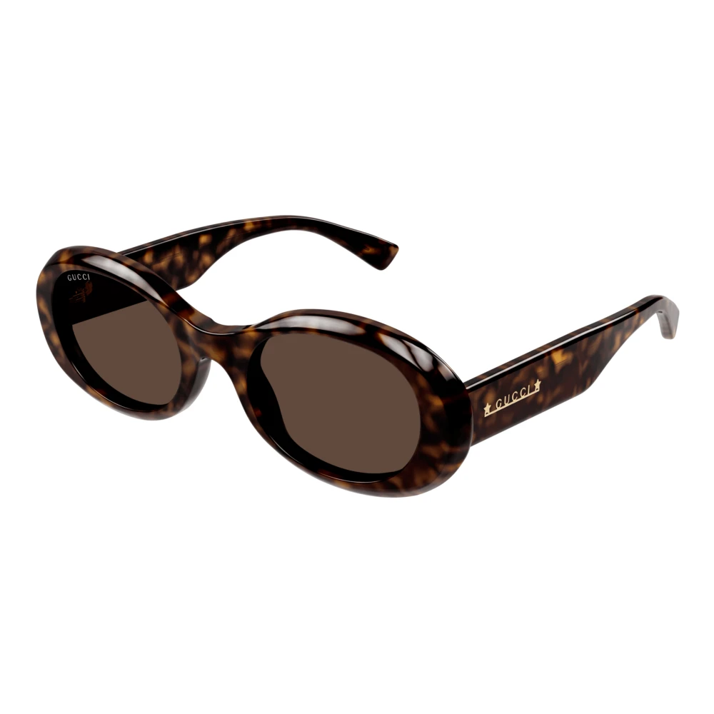 Gucci Women's Brown Sunglasses, 52 Mm, Oval Sunglasses