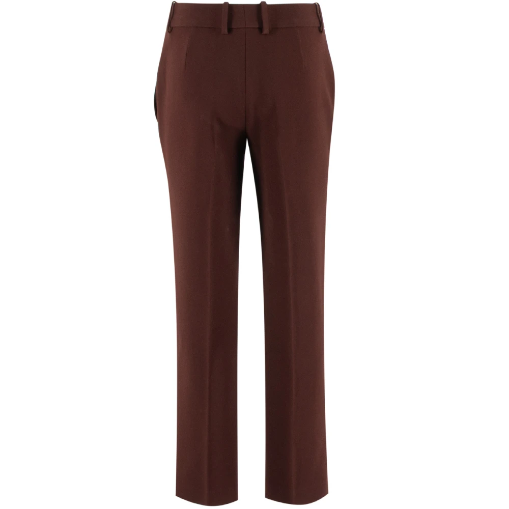 Ermanno Scervino Elegante Yarn Broeken voor Dynamische Vrouwen Red Dames