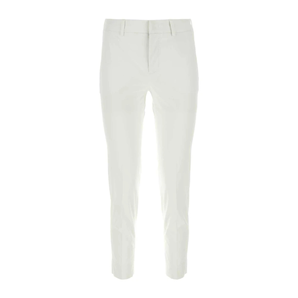 PT Torino Slim-fit Trousers White Dames