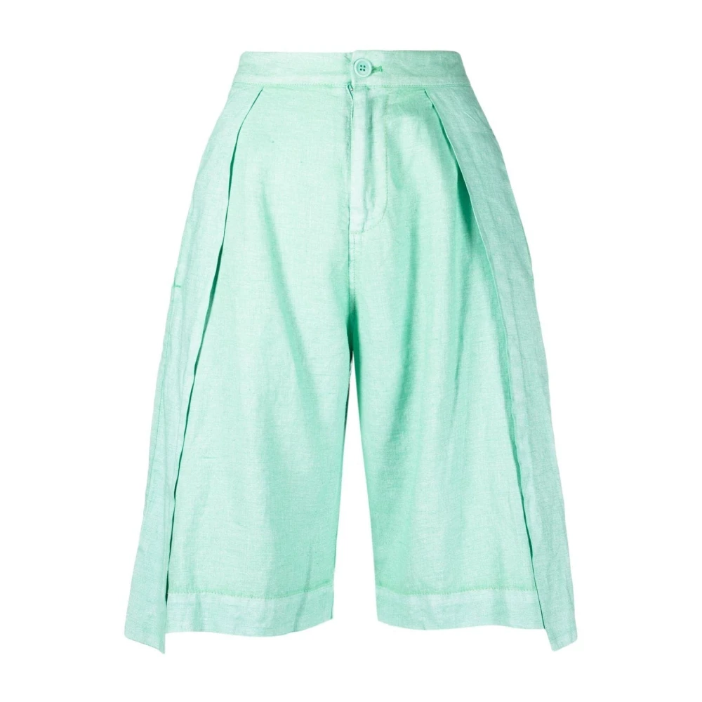 Henrik Vibskov Jade Green Linen Suit Shorts Green, Dam