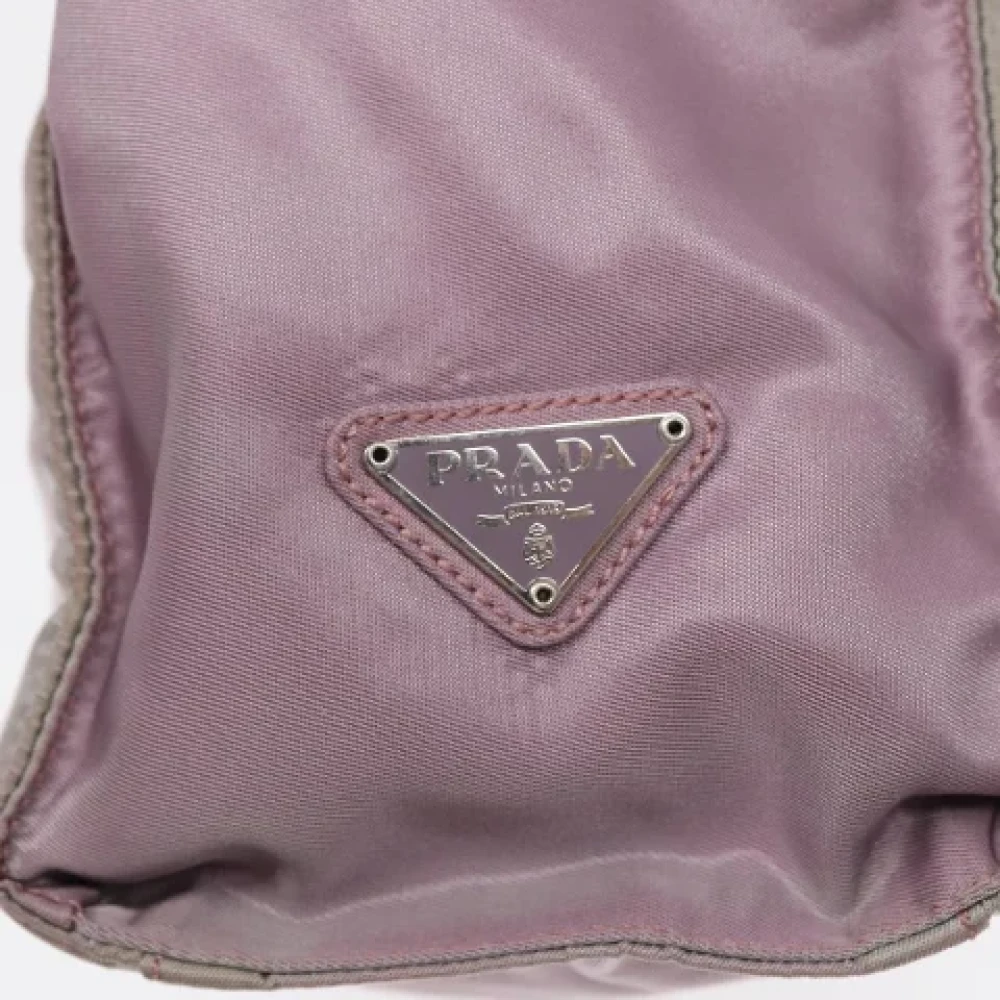 Prada Vintage Pre-owned Fabric prada-bags Purple Dames