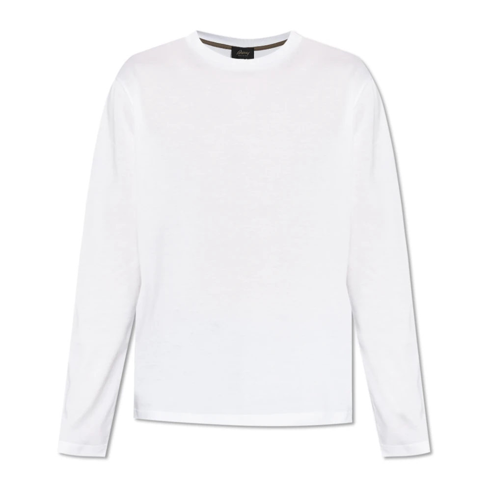 Brioni Lange mouw T-shirt White Heren