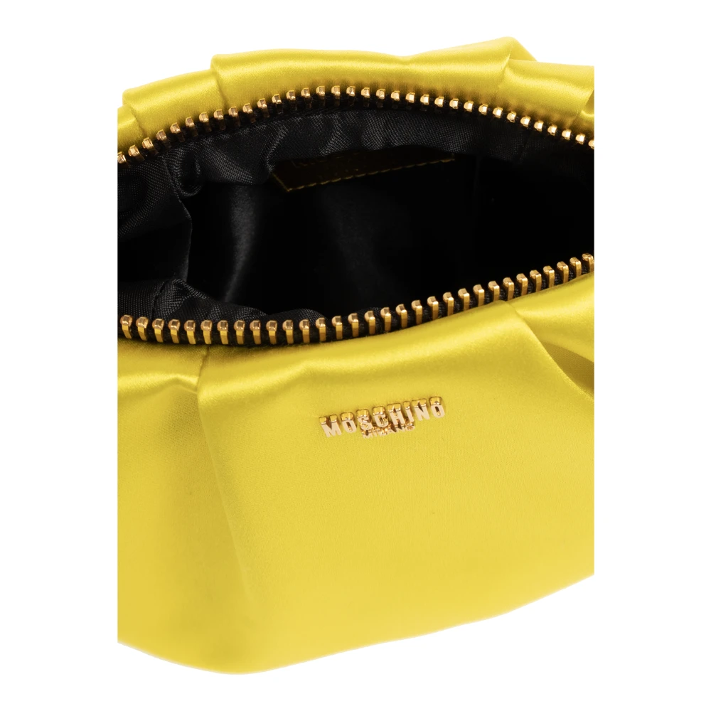 Moschino Shoulder bag with logo Yellow Dames