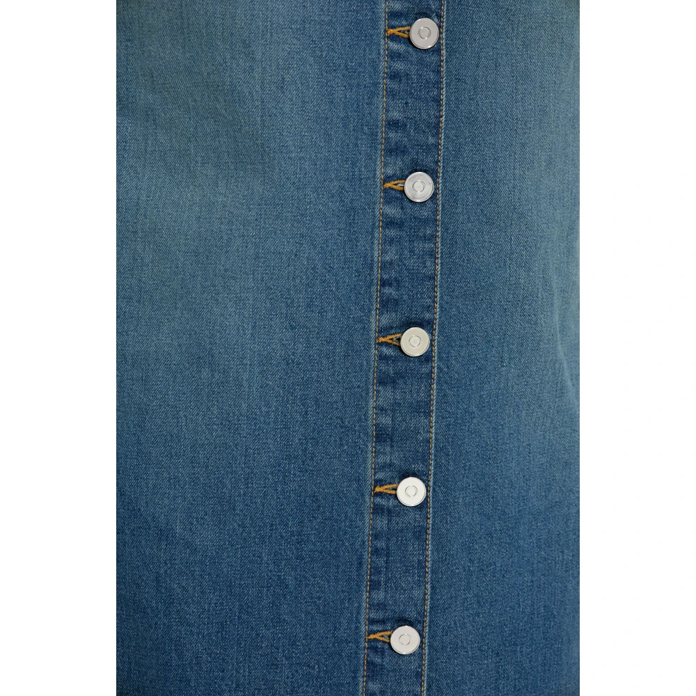 Alaïa Denim rok Blue Dames