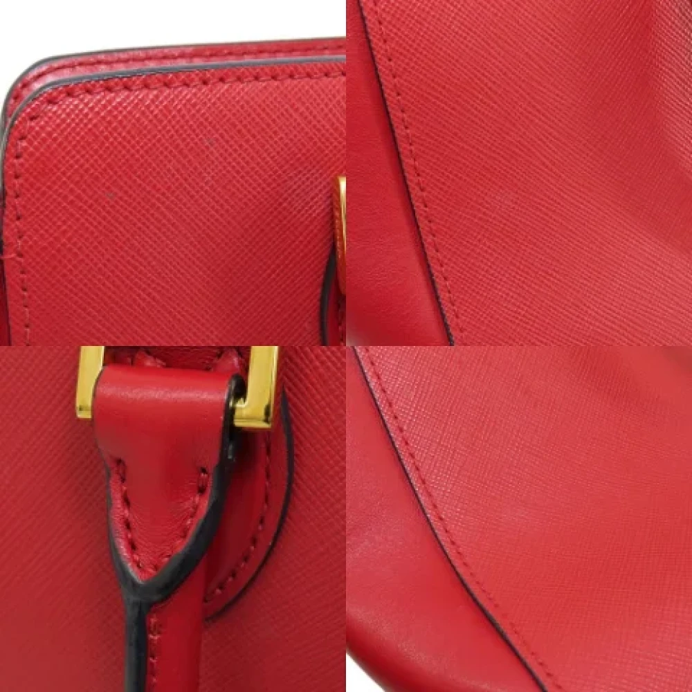 Prada Vintage Pre-owned Fabric prada-bags Red Dames