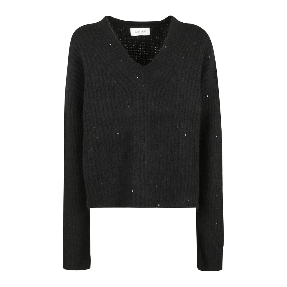 Laneus Stijlvolle Jumper voor een Trendy Look Black Dames