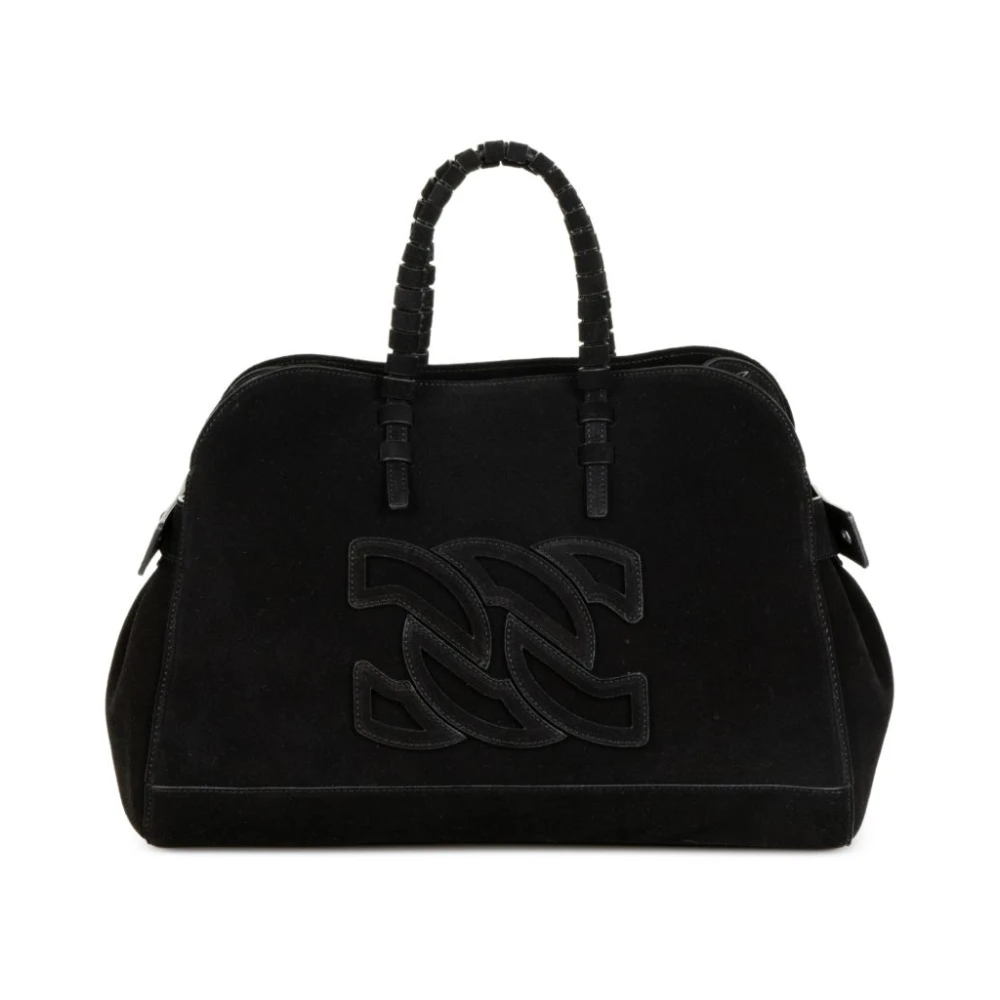 Casadei , Shopping Bags, Female, Black, One Size, Park Avenue Tote Bag