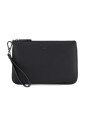 black-nylon-pochette-with-metal-eagle-logo