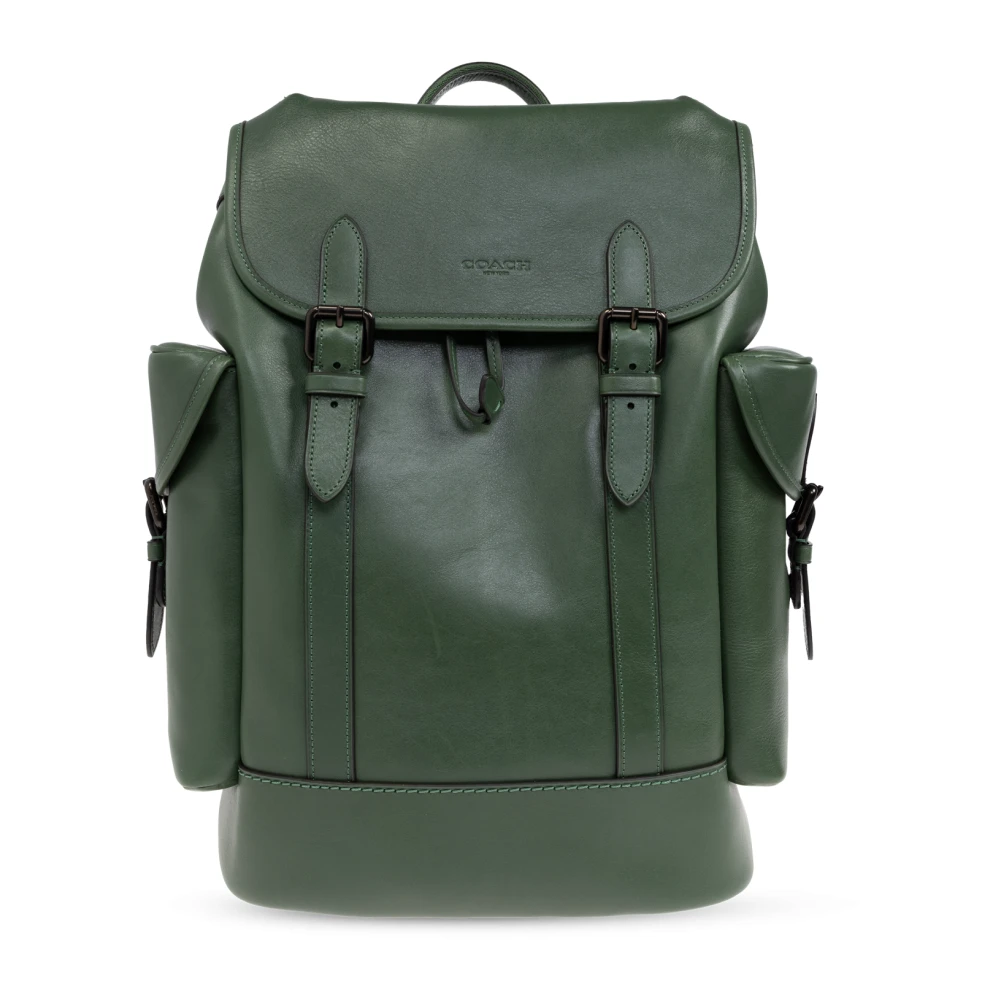 Coach Leren rugzak Hitch Green Heren