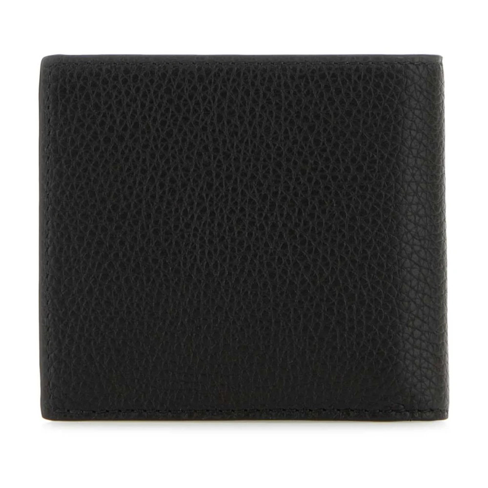 Bally Klassieke Zwarte Leren Portemonnee Black Heren