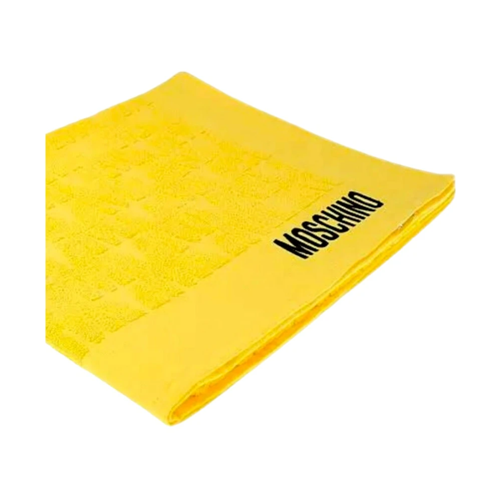 Moschino Towels Yellow Unisex