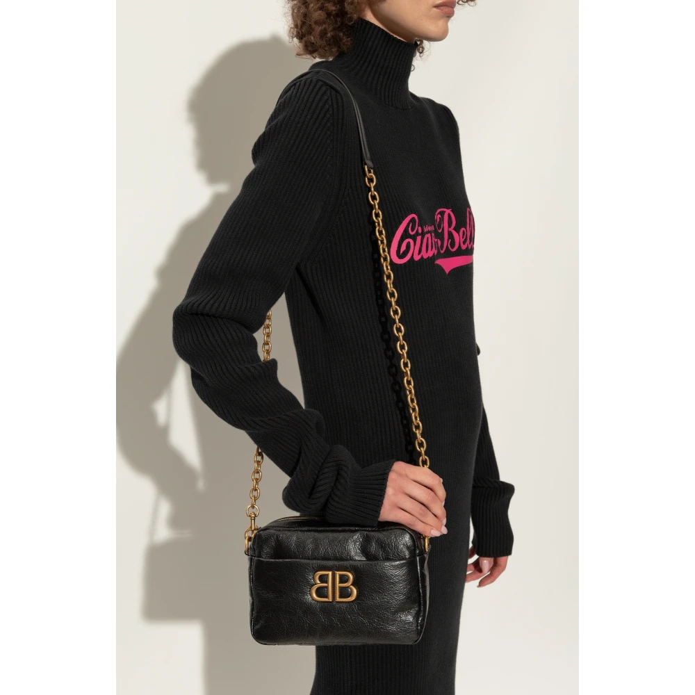 Balenciaga Shoulder Bag Monaco SX Black Dames