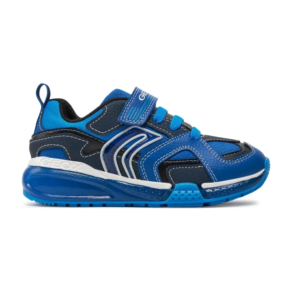 Geox Boys Blue Kids Sneakers, 31 Eu, Bayonyc Trainers