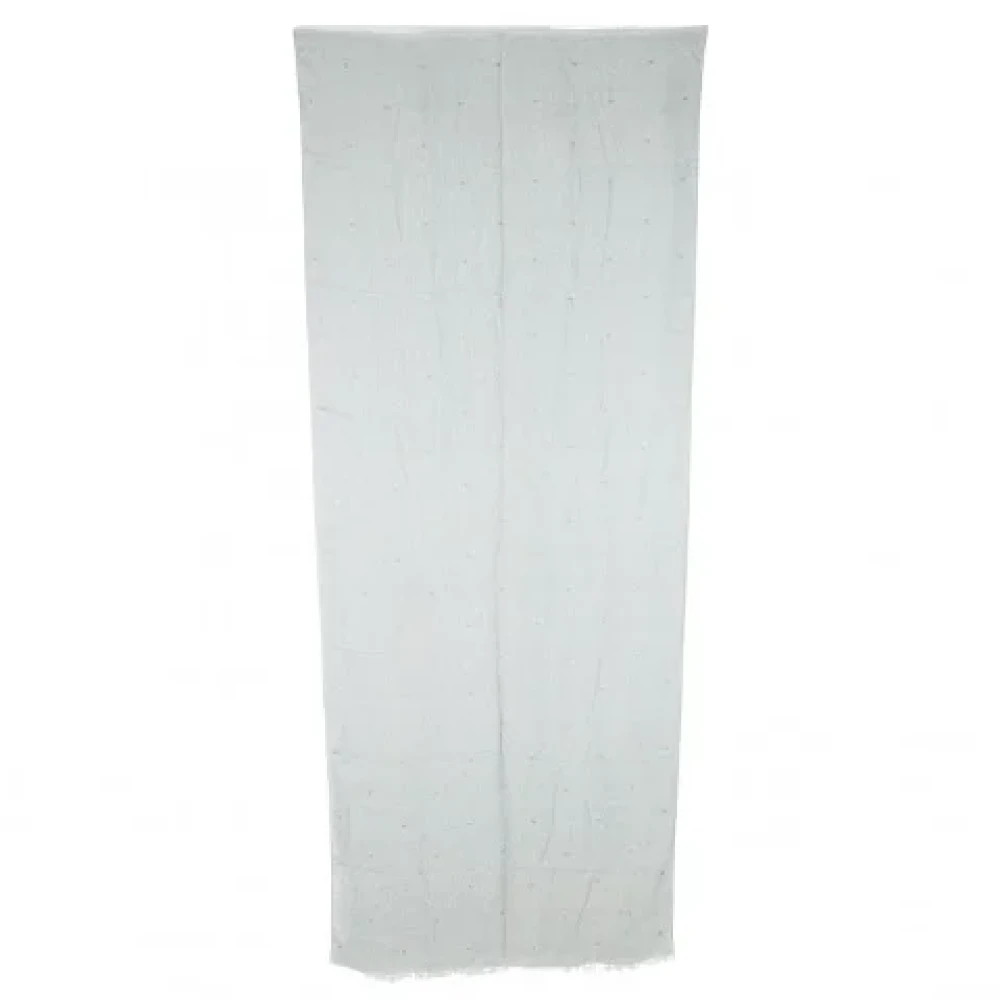 Hermès Vintage Pre-owned Silk scarves Gray Dames