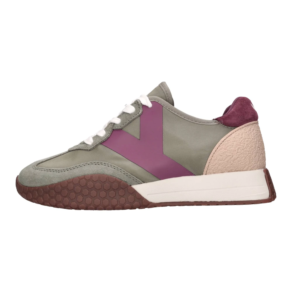 Kehnoo Suede en Stoffen Sneakers Dames Schoenen Veelkleurig Multicolor